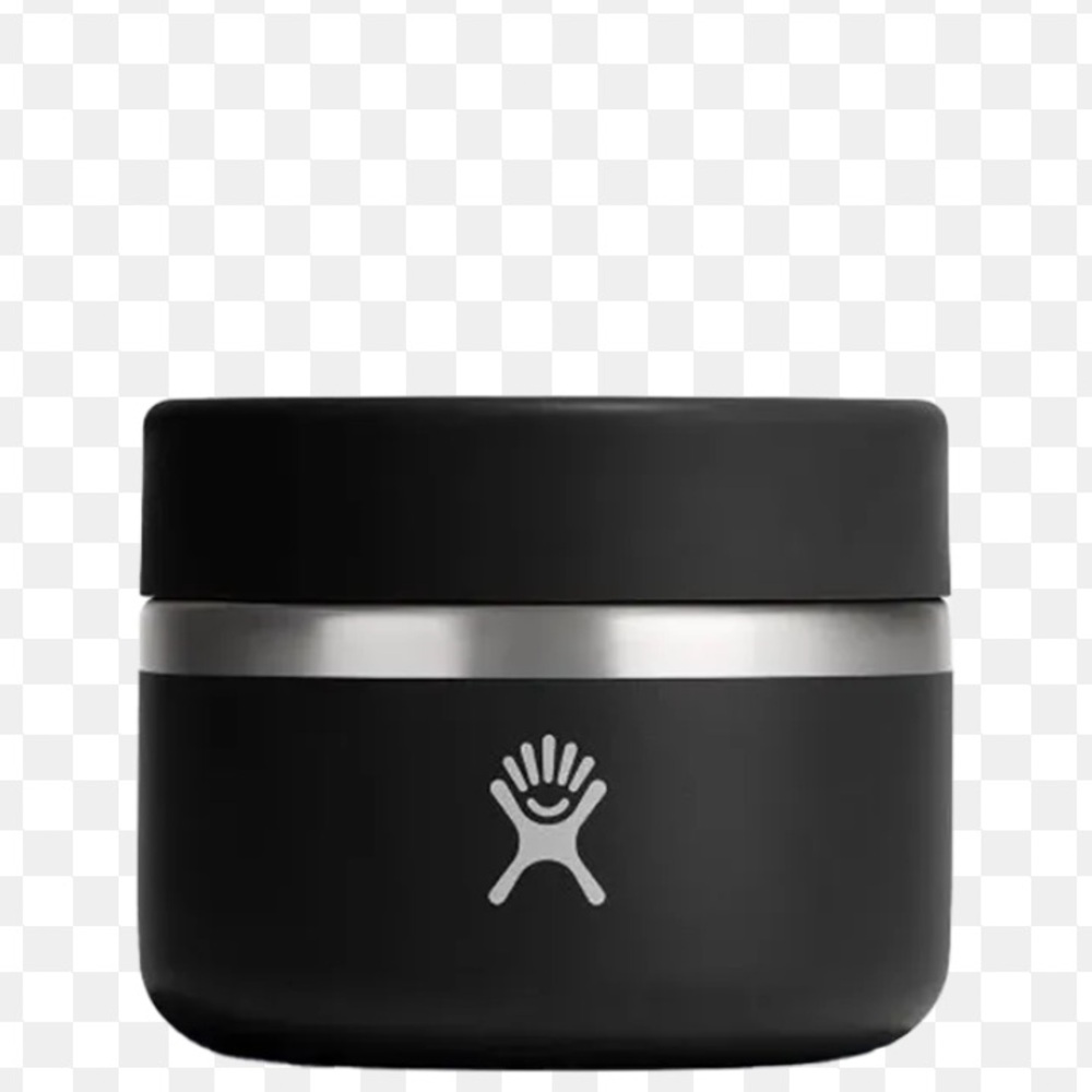 Hydro Flask Black Food Jar with Silver Band